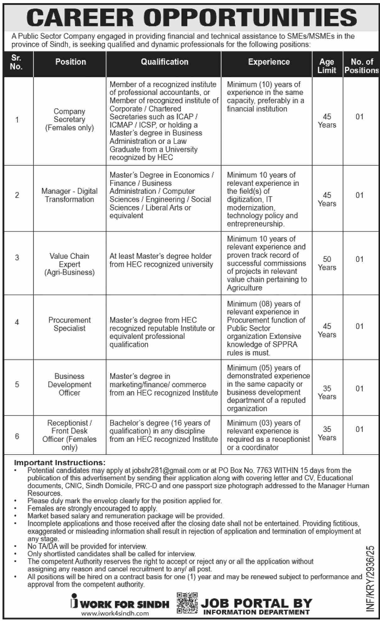 Public Sector Organization Jobs